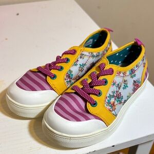 Matilda Jane Purple and Yellow Kids Sneakers